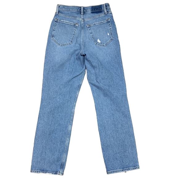Abercrombie & Fitch Curve Love The 90s Straight Ultra High Rise Jeans - Picture 6 of 6